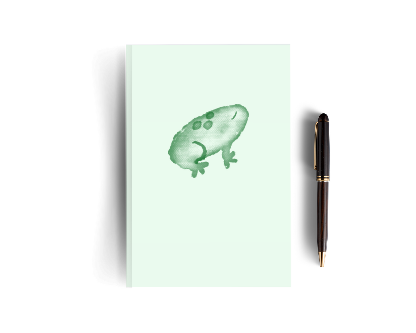 Green Lined Frog Notebook - Set Of Three