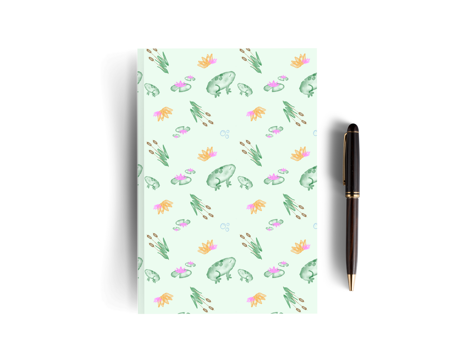 Green Lined Frog Notebook - Set Of Three