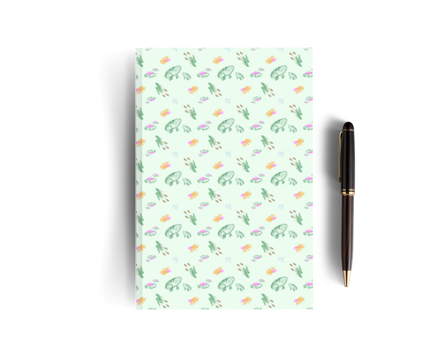 Green Lined Frog Notebook - Set Of Three