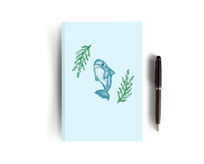 Blue Lined Shark Notebook - Set of Three