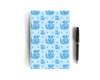 Blue Lined Dragon Notebook - Set of Two