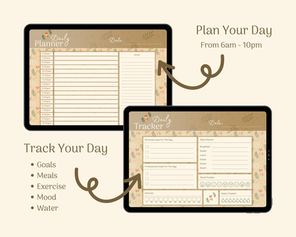 Cream Fox Digital Planner