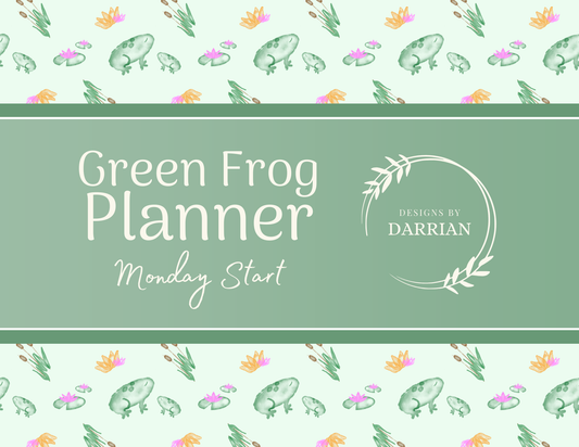 Green Frog Digital Planner