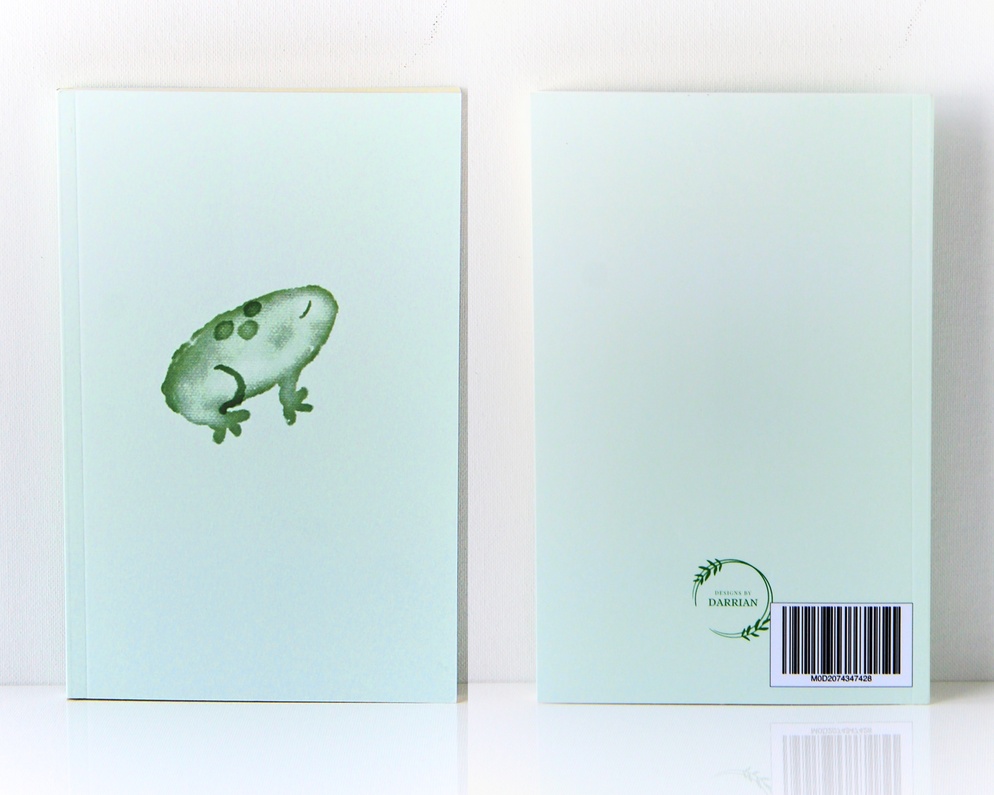 Green Lined Frog Notebook - Single Frog