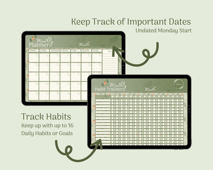 Sage Fox Digital Planner