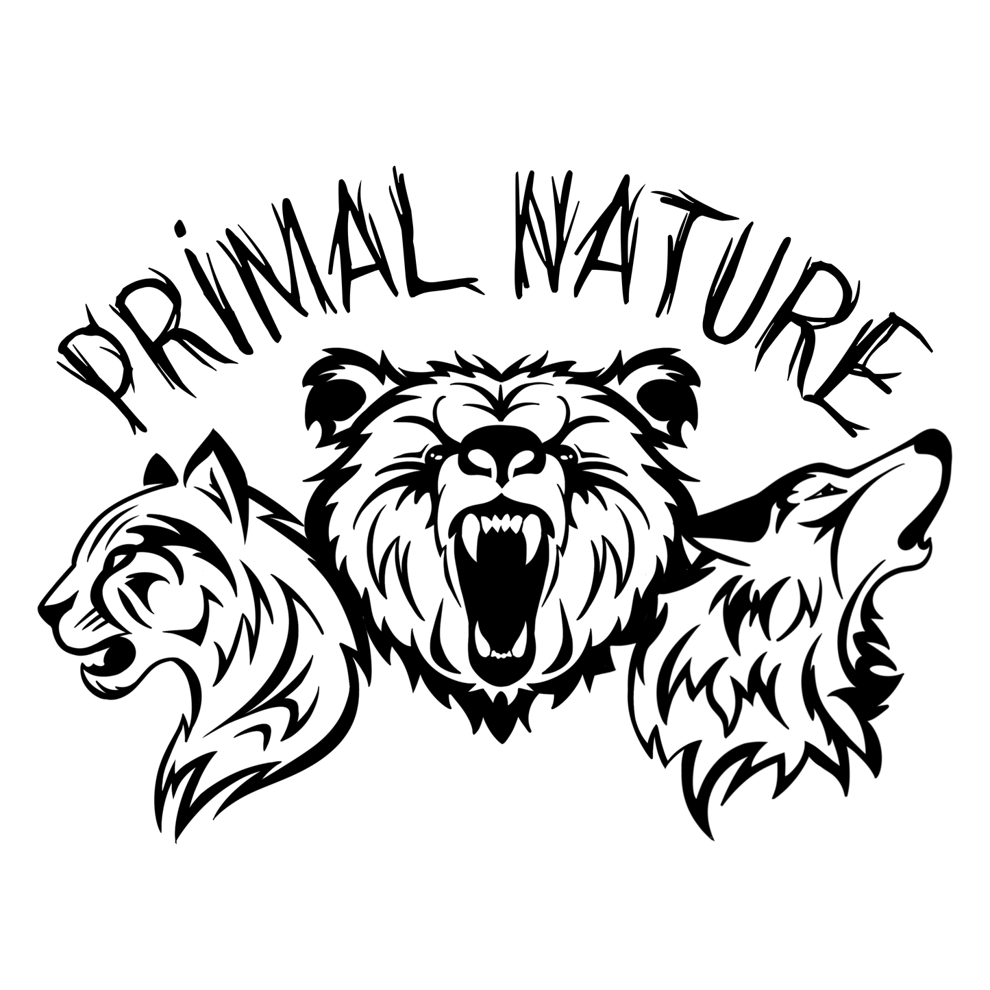 Custom Hand Drawn Logo Design - Primal Nature