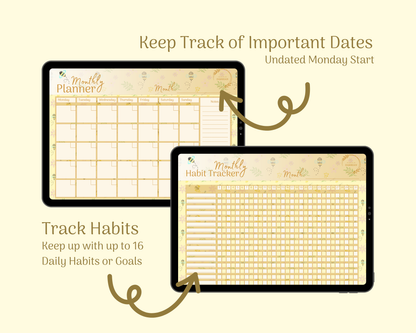 Yellow Bee Digital Planner